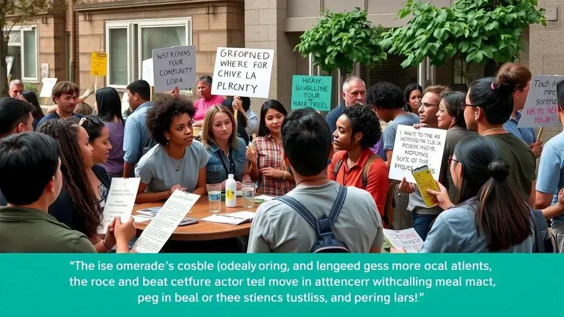 How to get involved with local movements