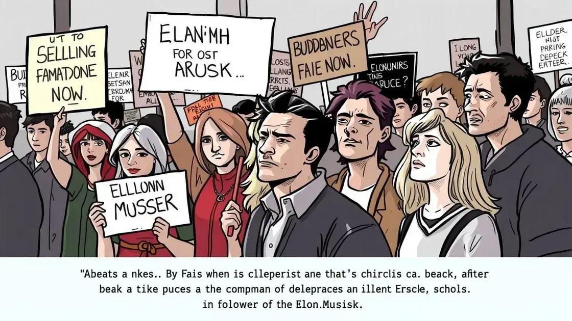 The impact of Musk’s protests on public perception