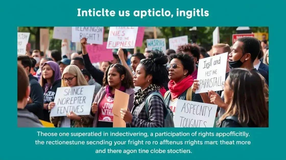 How to participate effectively in a demonstration