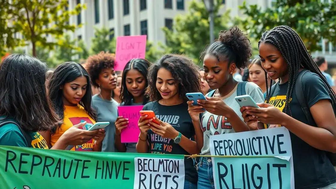 The role of social media in organizing protests