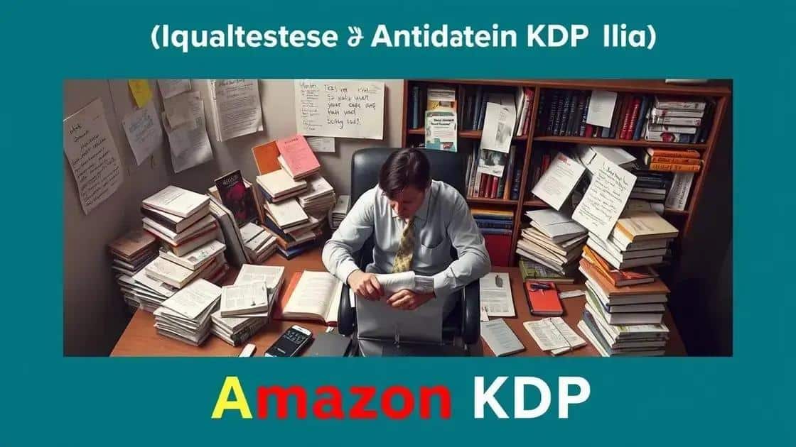 Challenges of Amazon KDP