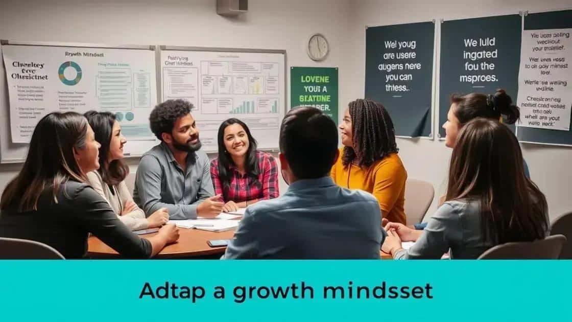 Developing a growth mindset