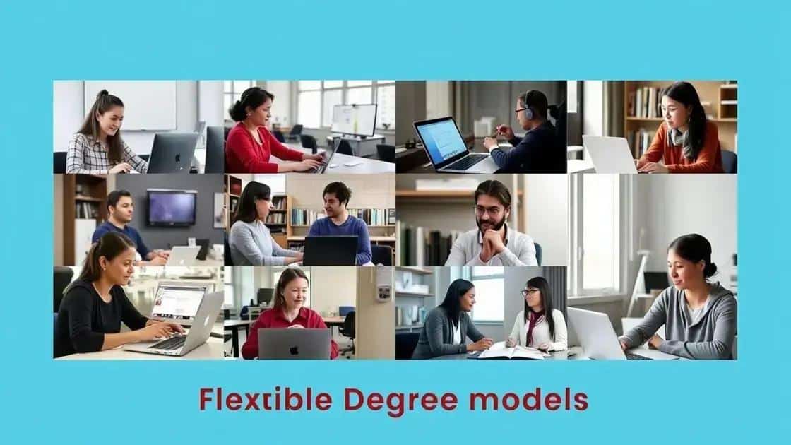 Real-world examples of flexible degree models