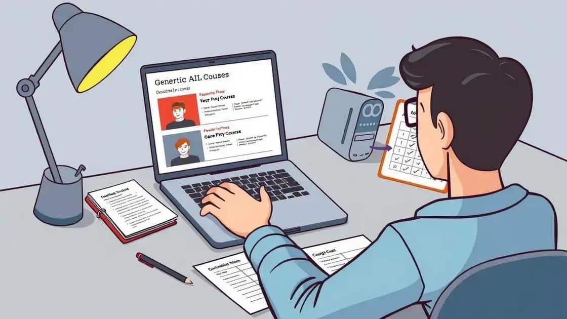 How to choose the right generative AI course